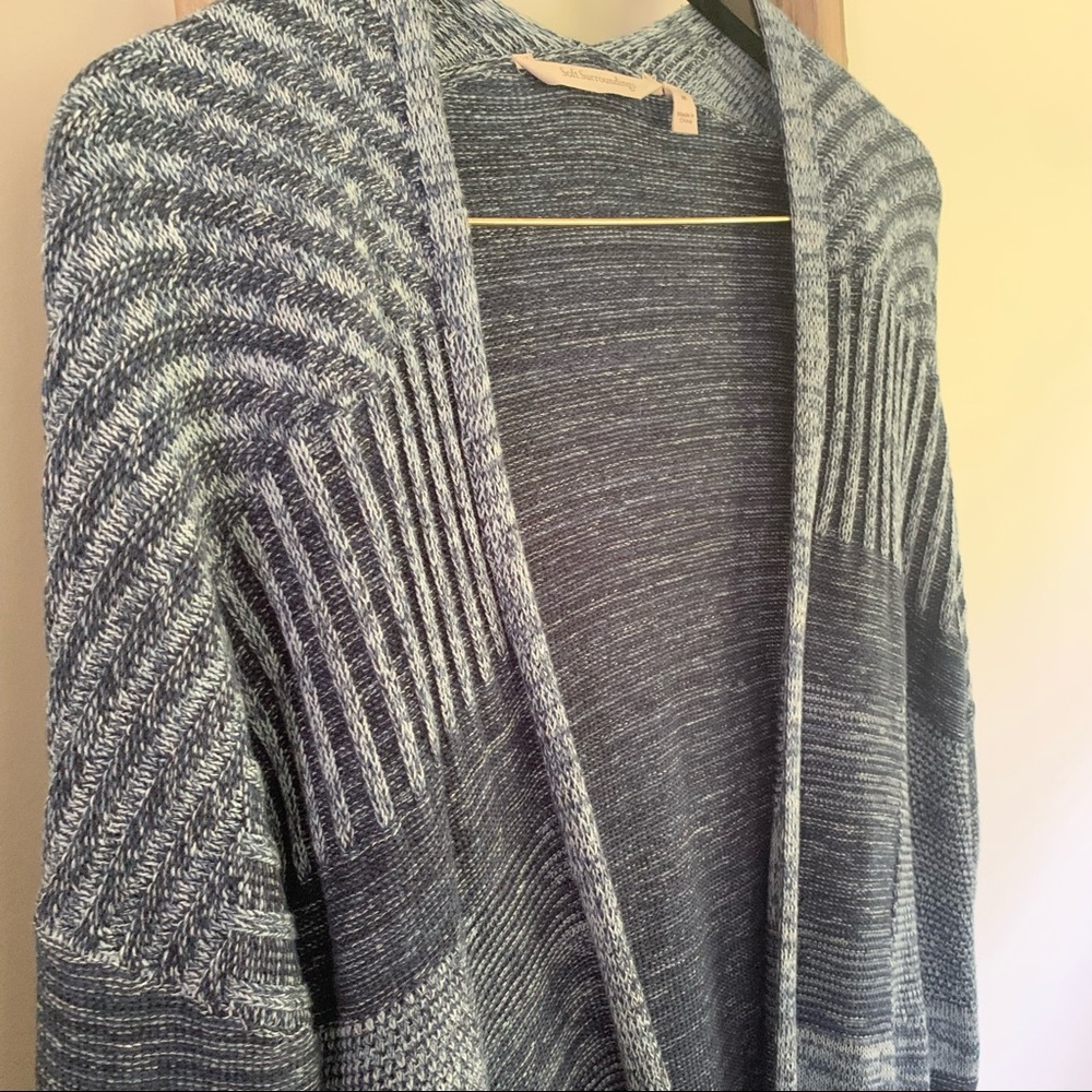 Soft Surroundings Patterned/Patchwork Blues Open … - image 3